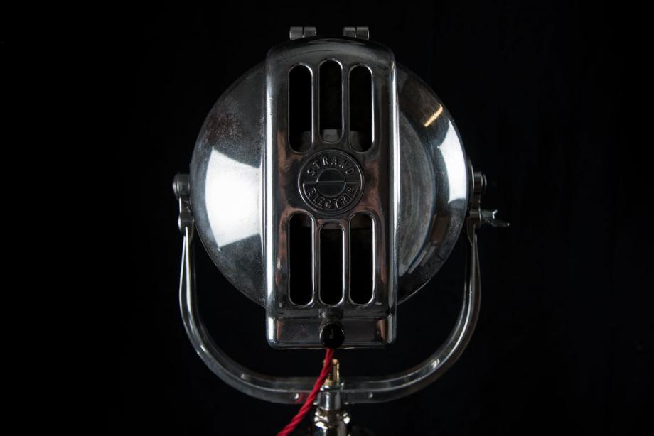 1950s Patt23 Vintage stage light fully chrome polished Fraser Besant